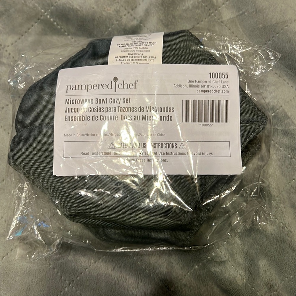 The Pampered Chef Microwave Bowl Cozy Set New